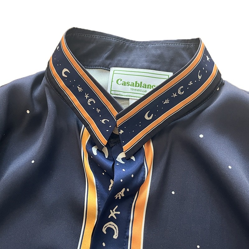 Casablanca 23SS Star Rabbit Cactus Hawaiian long sleeve shirt