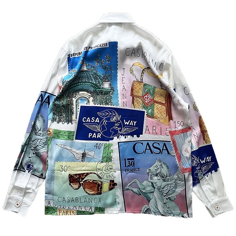 Casablanca Swan long sleeve shirt