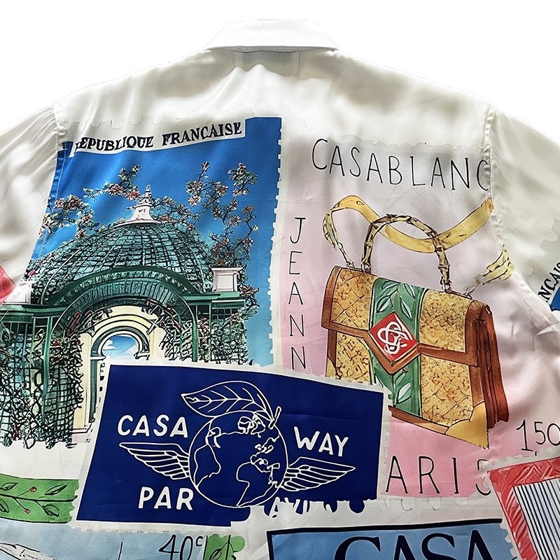 Casablanca Swan long sleeve shirt