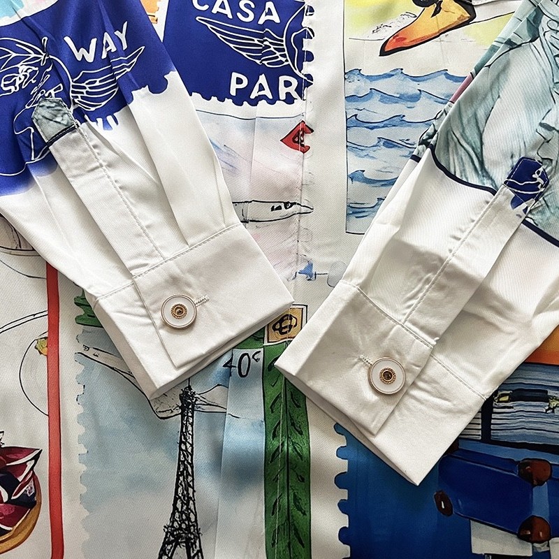 Casablanca Swan long sleeve shirt