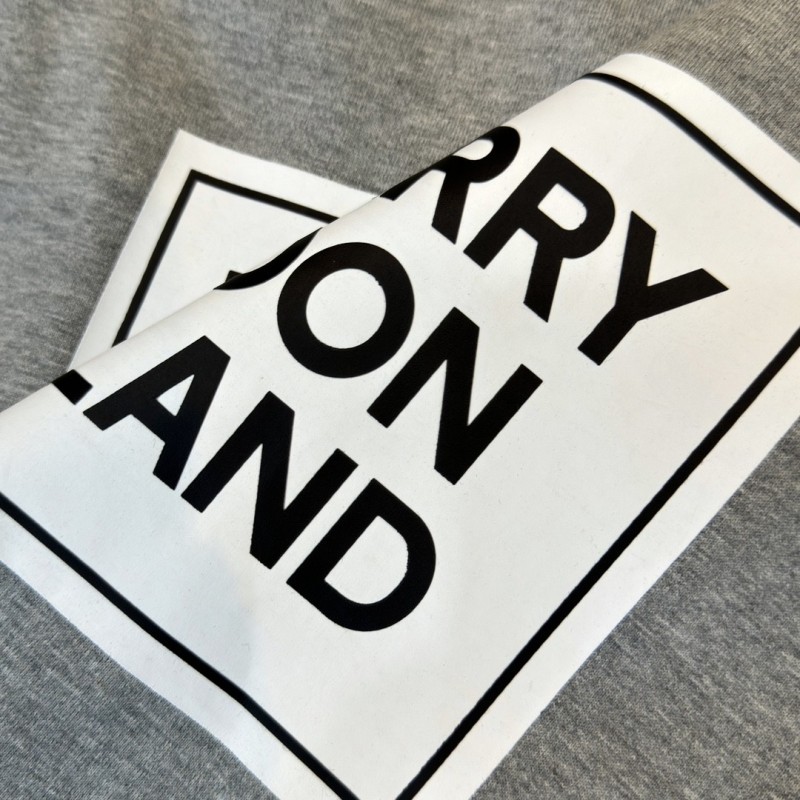 B**rry 2024ss latest, logo printed cotton three-dimensional loose t-shirt