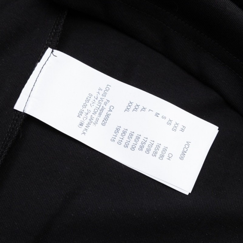 L0*is V*t0n Flowers printed with colored lettering t-shirt