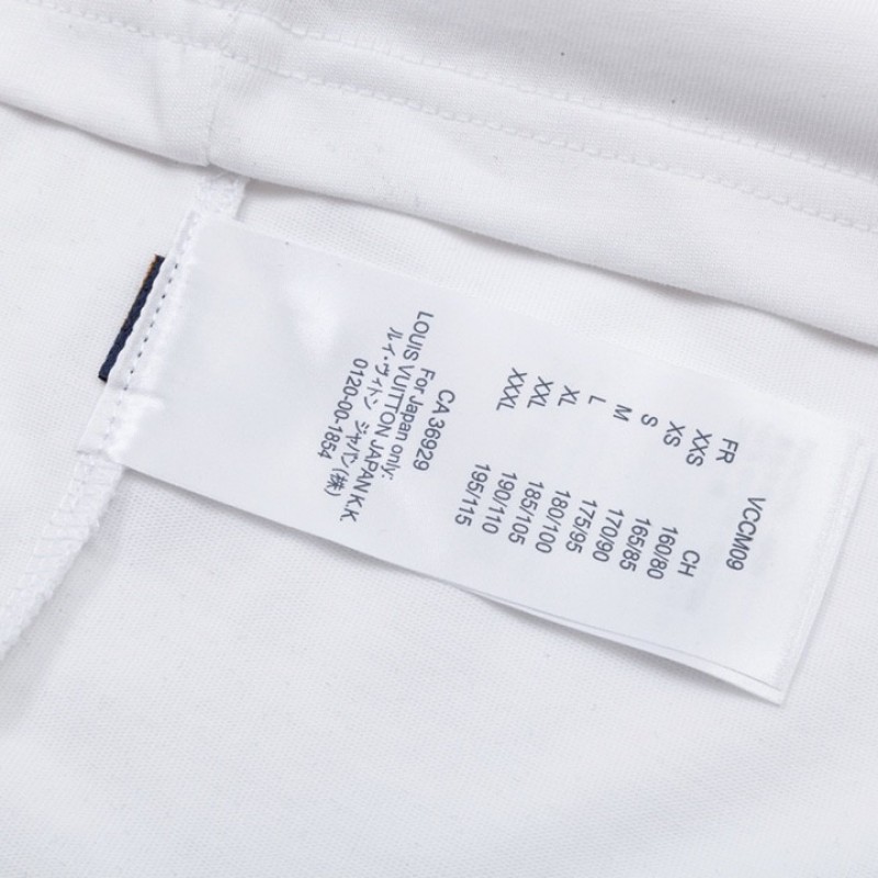 L0*is V*t0n Flowers printed with colored lettering t-shirt