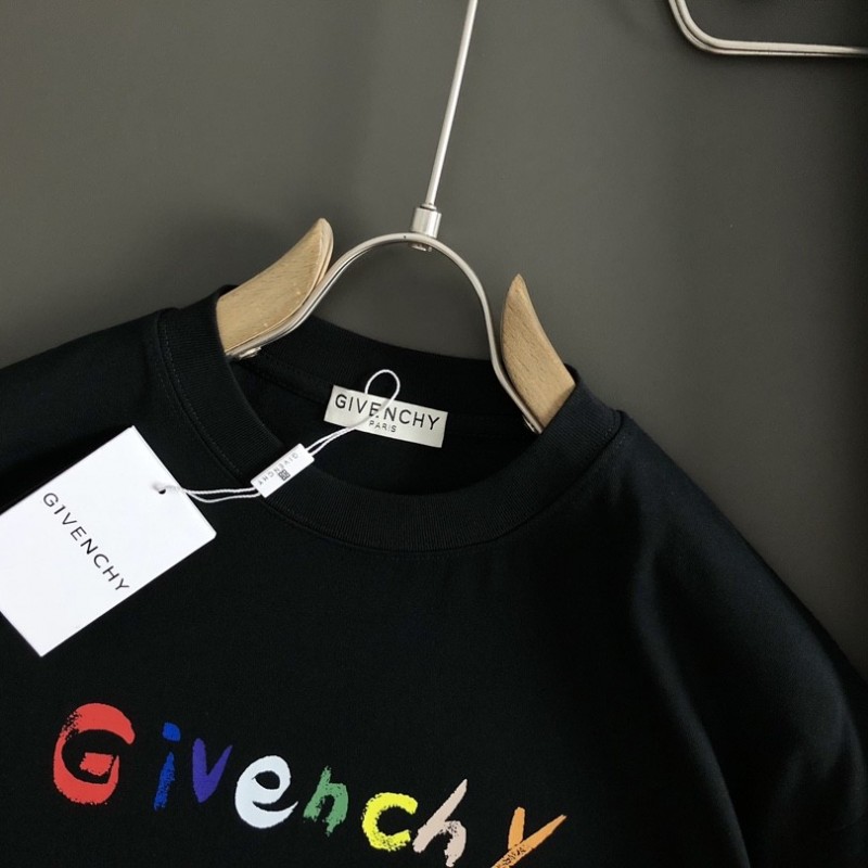 Givenchy Colored hand-painted letters t-shirt