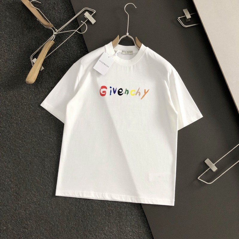Givenchy Colored hand-painted letters t-shirt