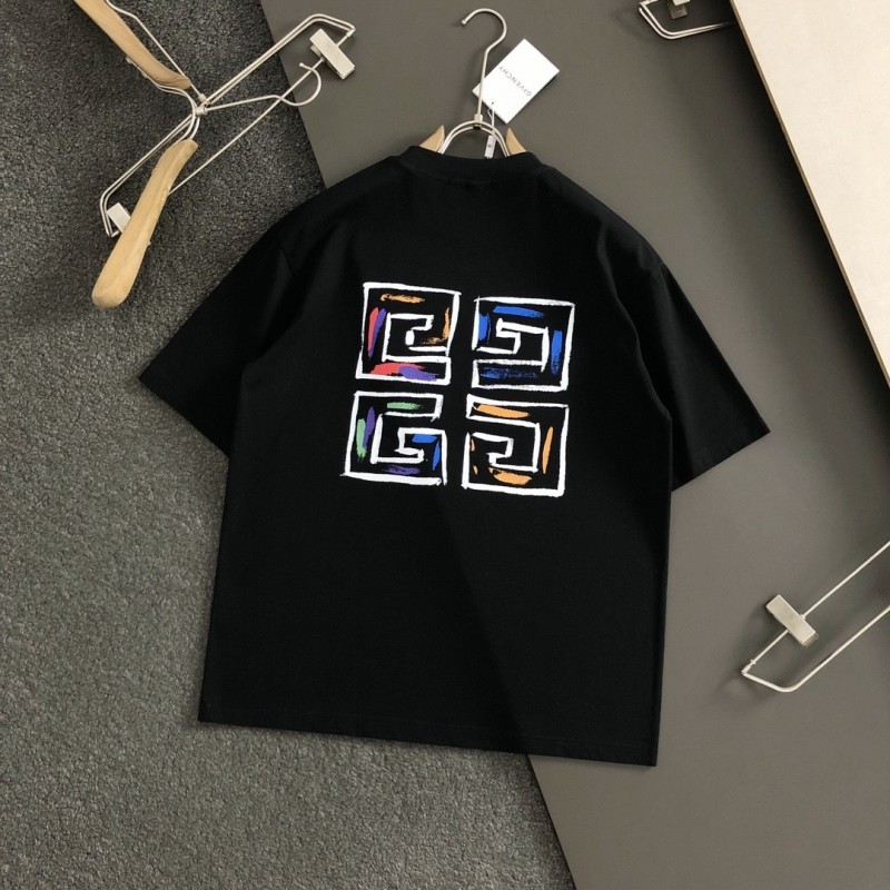 Givenchy Colored hand-painted letters t-shirt