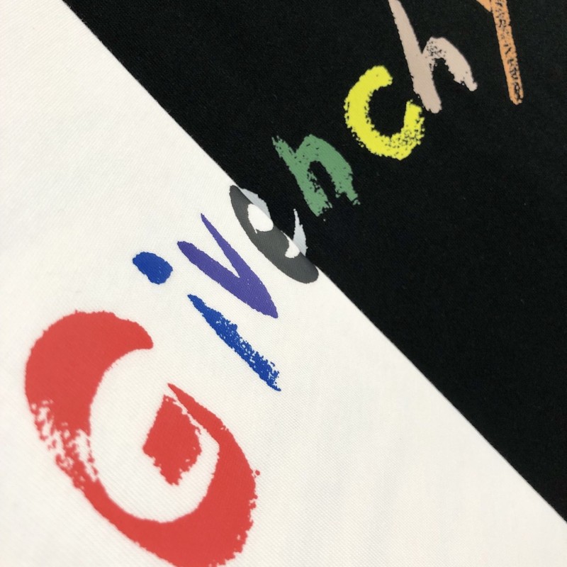 Givenchy Colored hand-painted letters t-shirt
