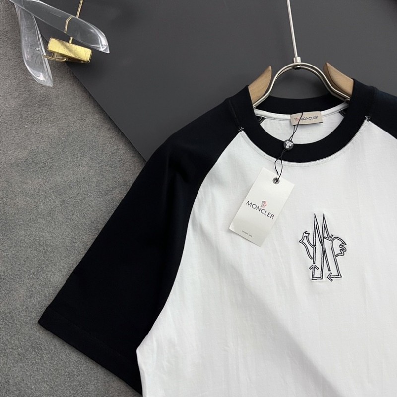 MONCLER Springsummer 2024 Shoulder sleeve T-shirt