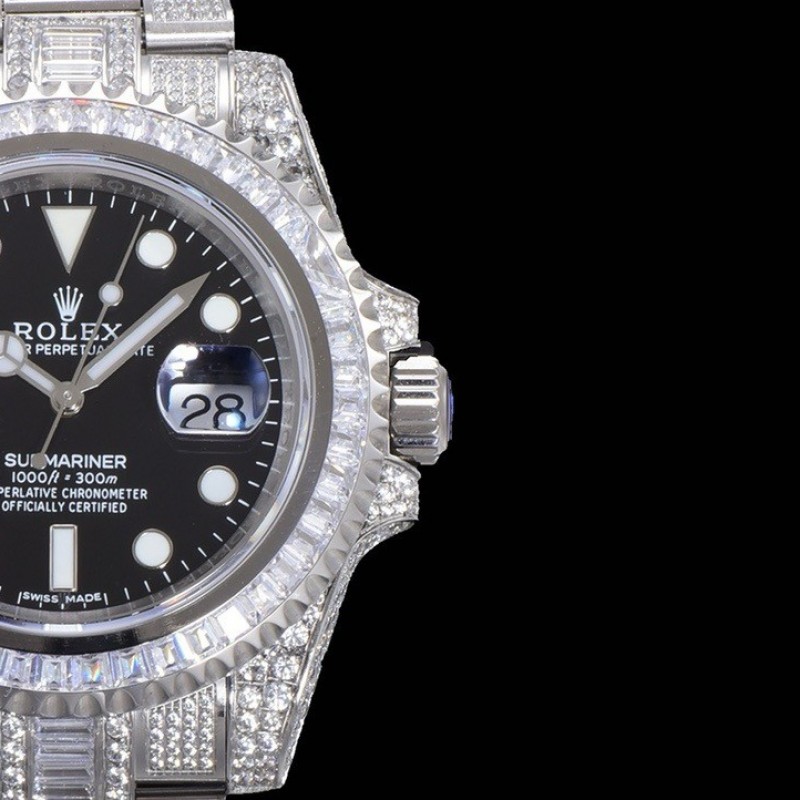 r*l*x 904 steel submariner luxury full Di*m*nd special edition